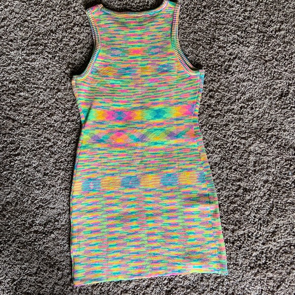 Women’s - Bodycon Dress Knitted Halter Neck - Picture 6 of 8